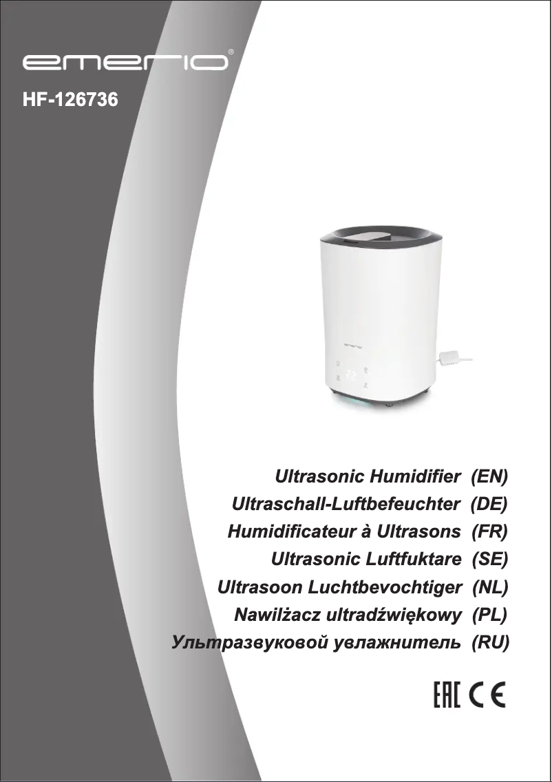 Page 1 de la notice Manuel utilisateur Emerio HF-126736