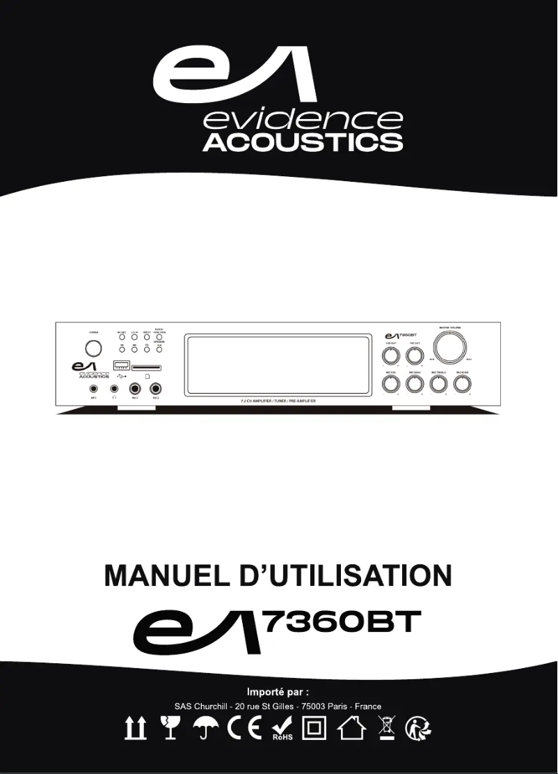 Image de la première page du manuel de l'appareil 7360BT