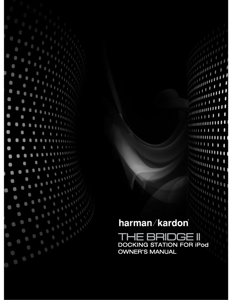 Página 1 del manual Manual de usuario Harman Kardon The Bridge II