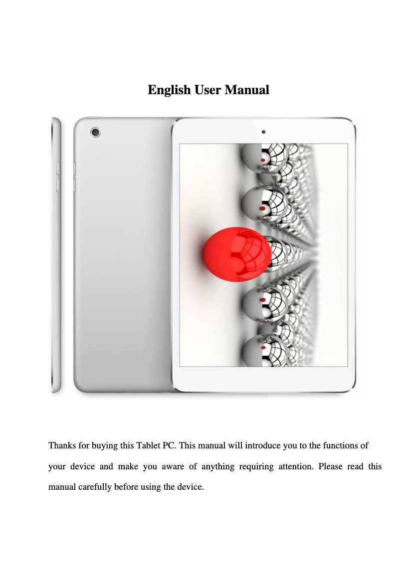 Page n°1 - Manuel utilisateur Empire Electronix M805