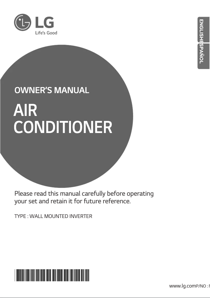 Page 1 de la notice Manuel utilisateur LG VM121CS