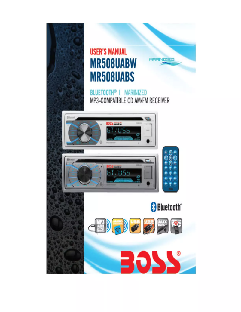 Page 1 de la notice Manuel utilisateur Boss MR508UABS