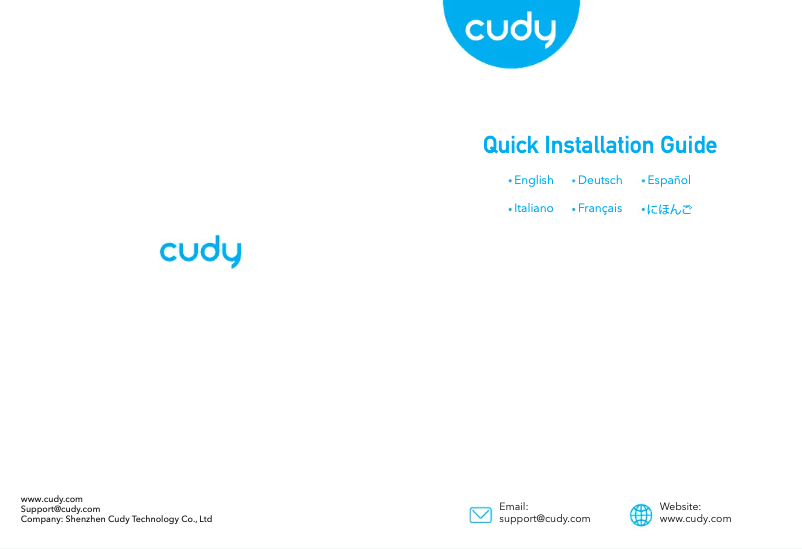 Página 1 del manual Manual de usuario Cudy RE1200