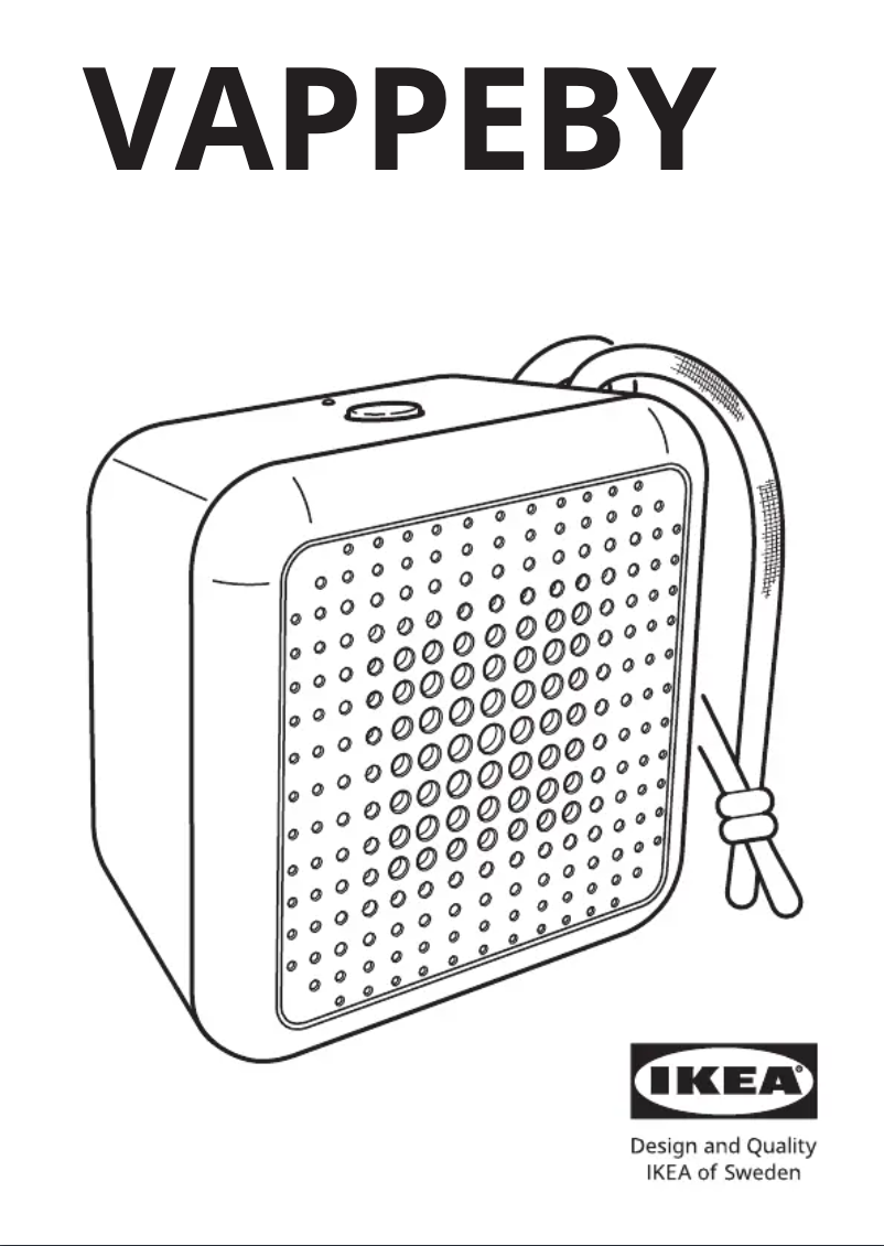 Page 1 de la notice Manuel utilisateur Ikea VAPPEBY 905.610.01
