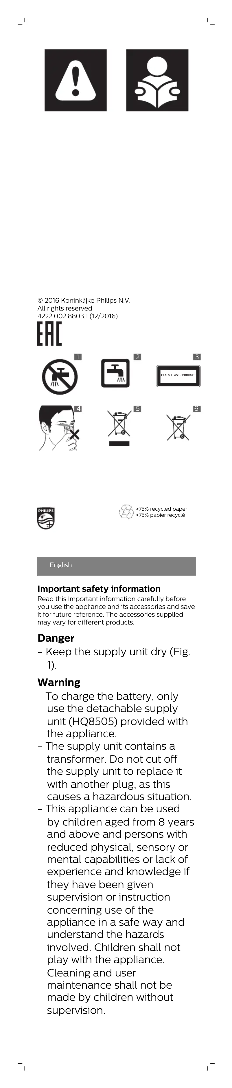 Page n°1 - Manuel utilisateur Philips Series 9000 BT9297