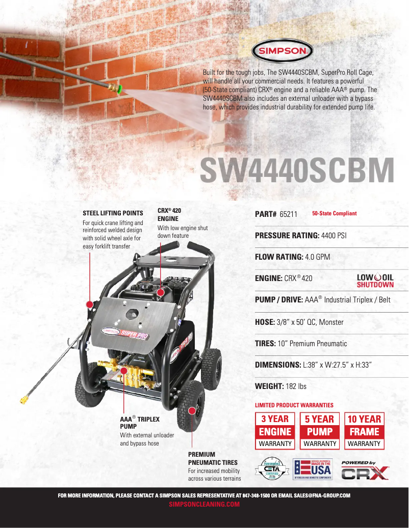 Image de la première page du manuel de l'appareil SuperPro SW4440SCBM-S