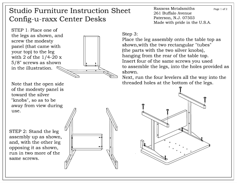 Page n°1 - Manuel utilisateur Chief SCD-36B