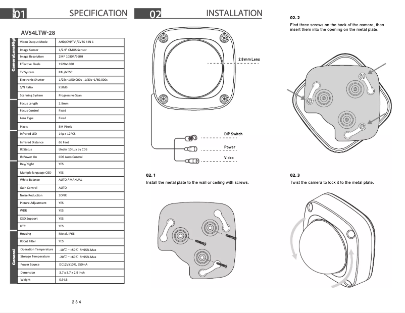 Página 1 del manual Manual de usuario AVUE AV54LTW-28