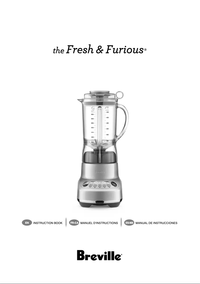 Page n°1 - Manuel utilisateur Breville the Fresh & Furious BBL620