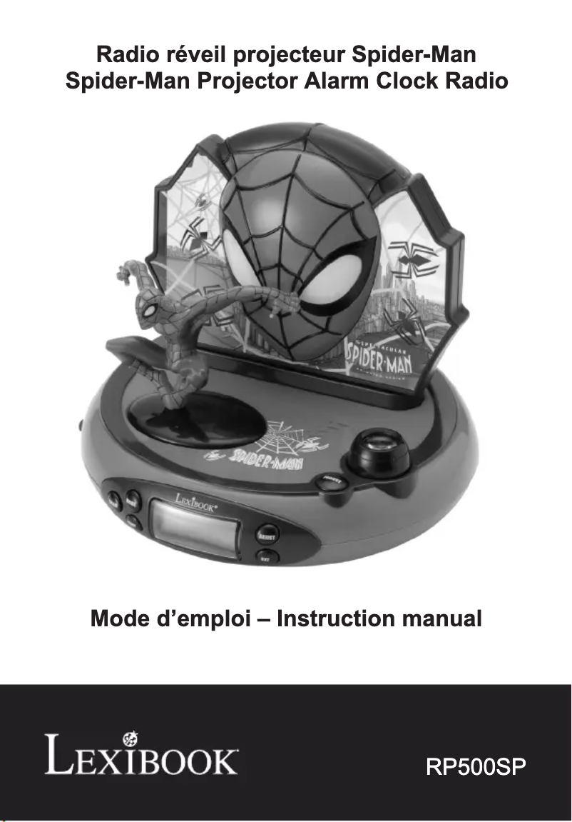 Page 1 de la notice Manuel utilisateur Lexibook RP500SP
