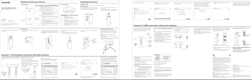 Page n°1 - Mode d'emploi Tenda B6