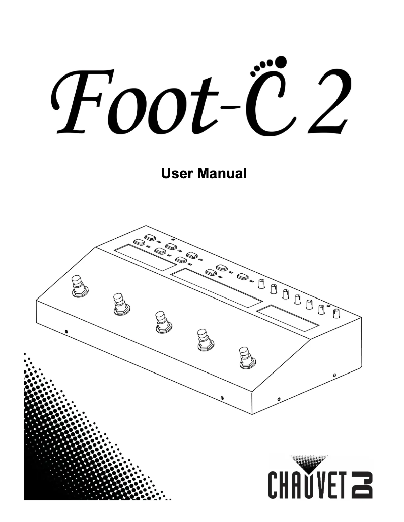 Page 1 de la notice Manuel utilisateur Chauvet Foot-C 2