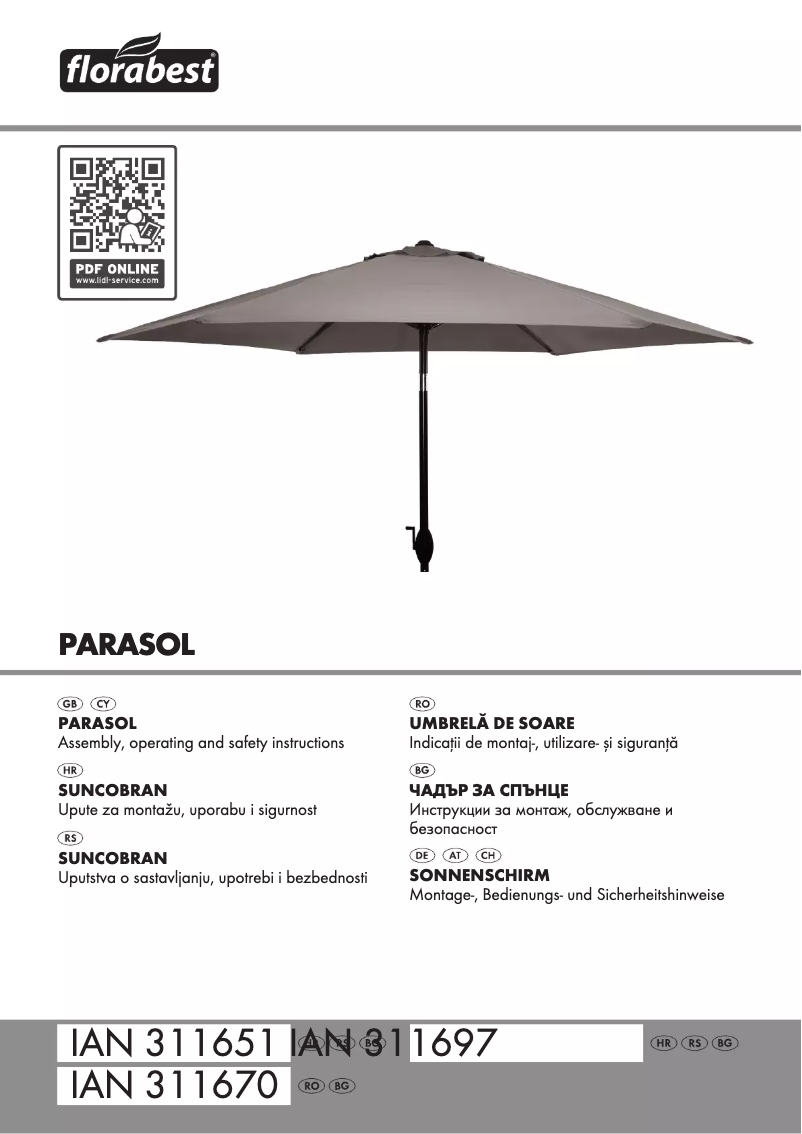 Página 1 del manual Manual de usuario Florabest IAN 311651