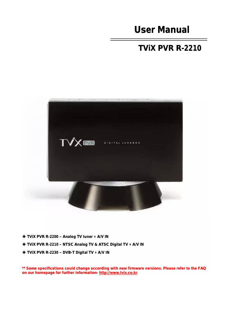 Page n°1 - Manuel utilisateur Dvico M-6600A