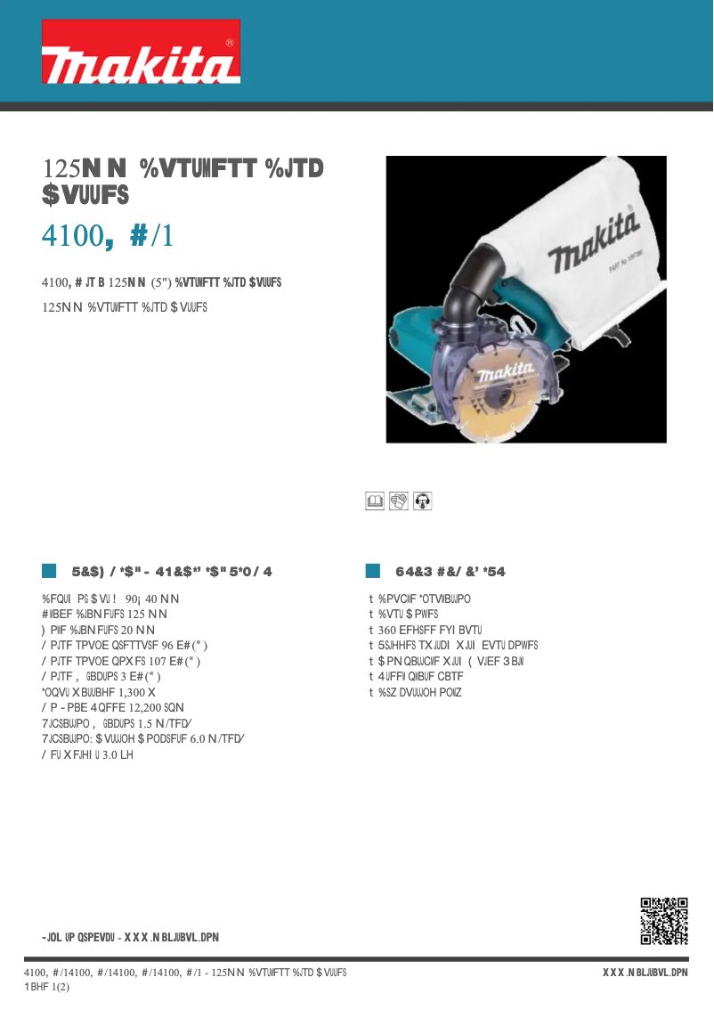 Image de la première page du manuel de l'appareil 4100KB/1