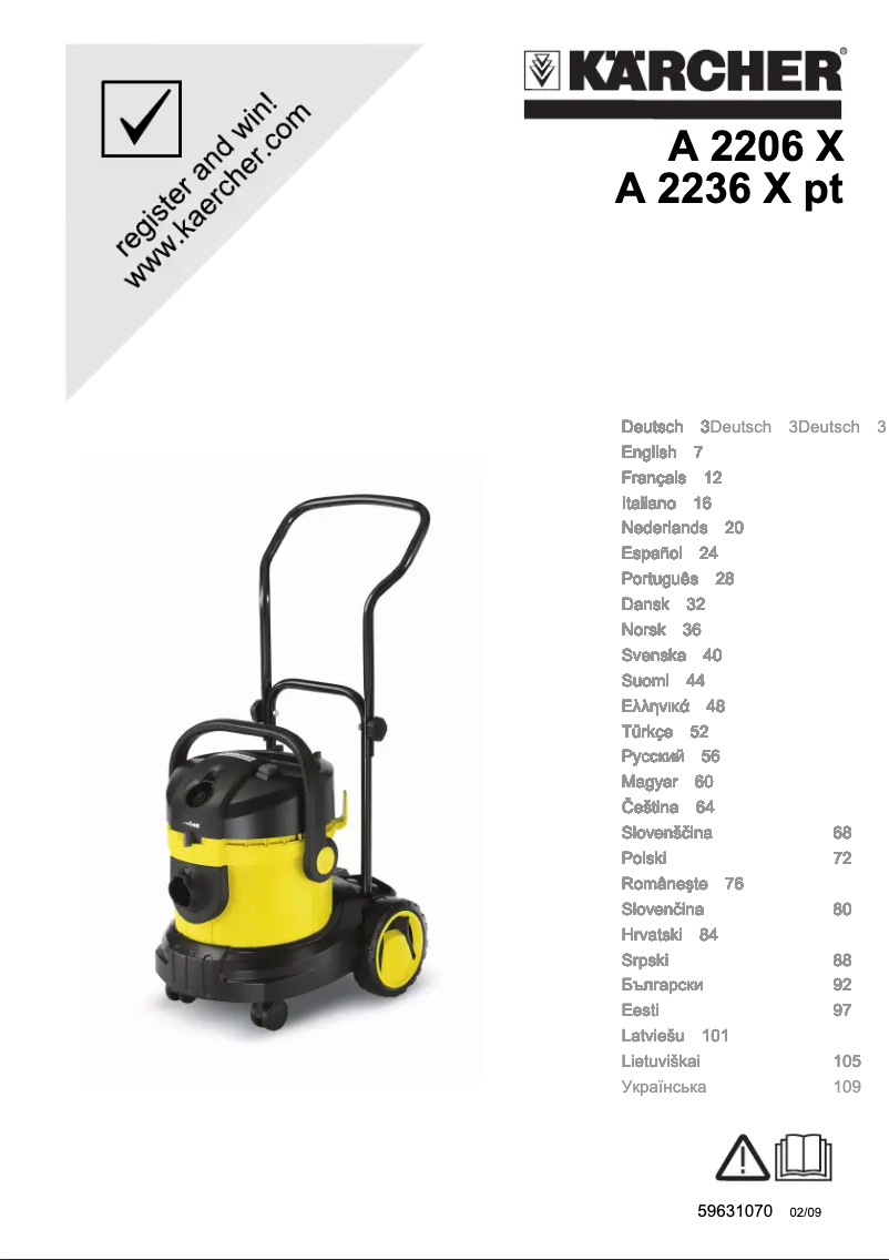 Image de la première page du manuel de l'appareil A 2236 X