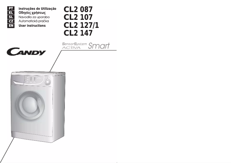 Page 1 de la notice Manuel utilisateur Candy Cl 2147