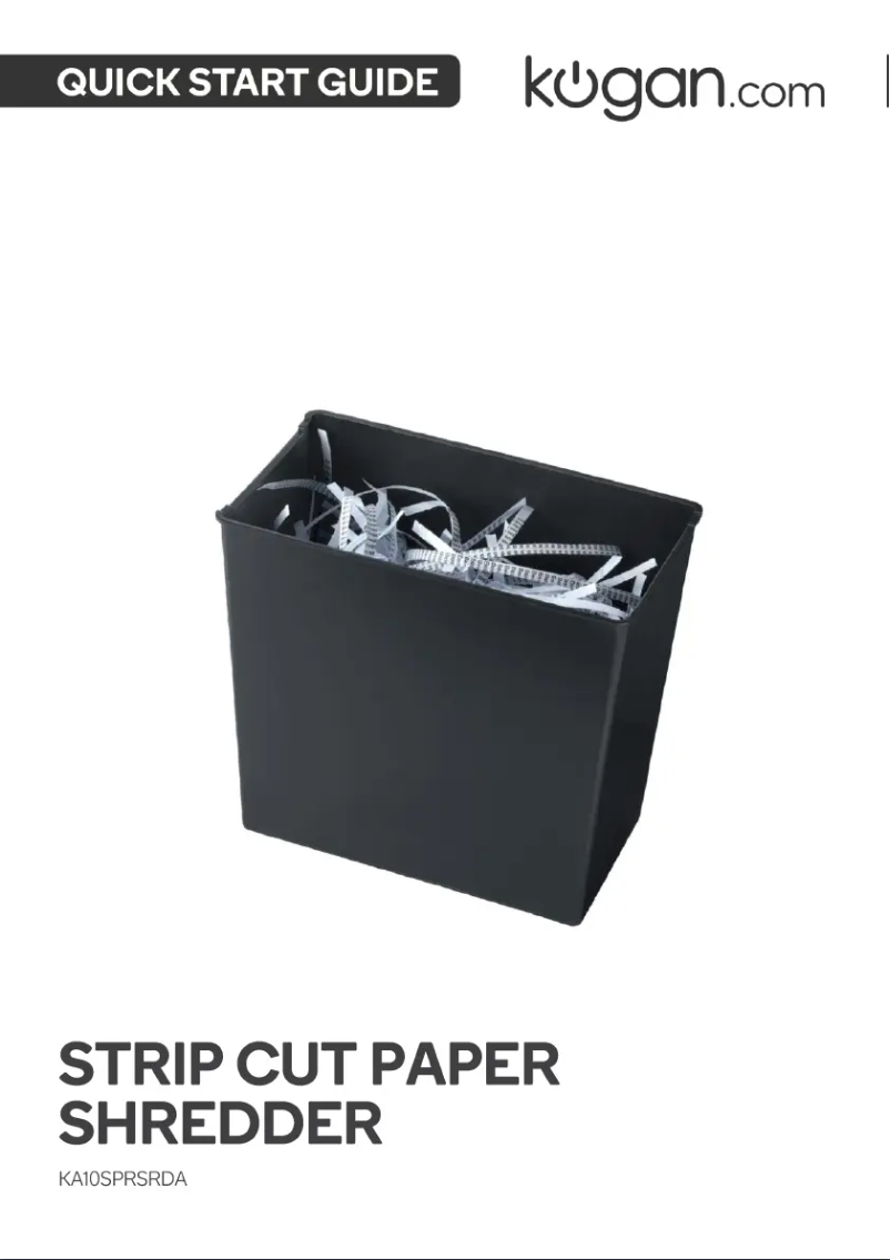 Page 1 de la notice Manuel utilisateur Kogan KA10SPRSRDA