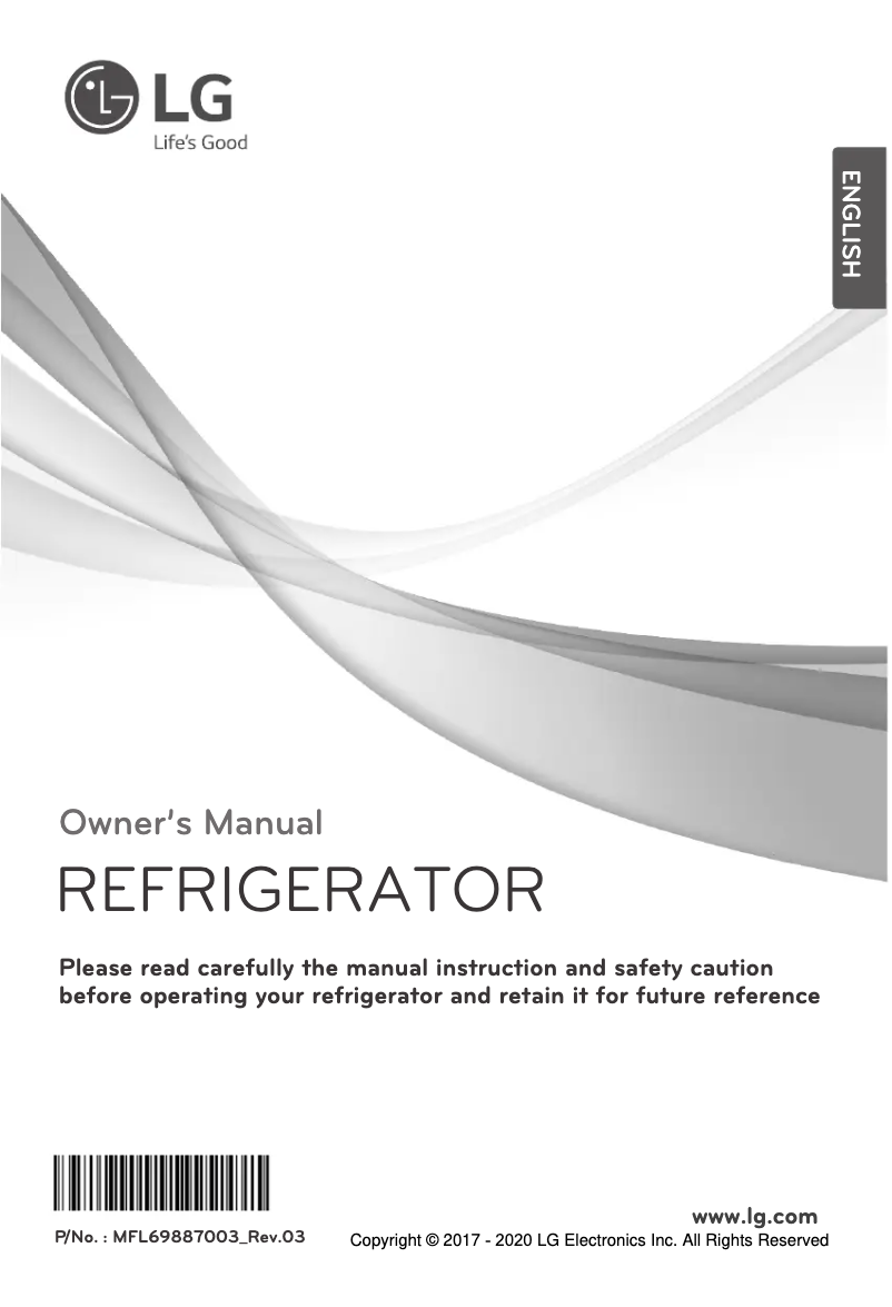 Page 1 de la notice Manuel utilisateur LG GU18BPP