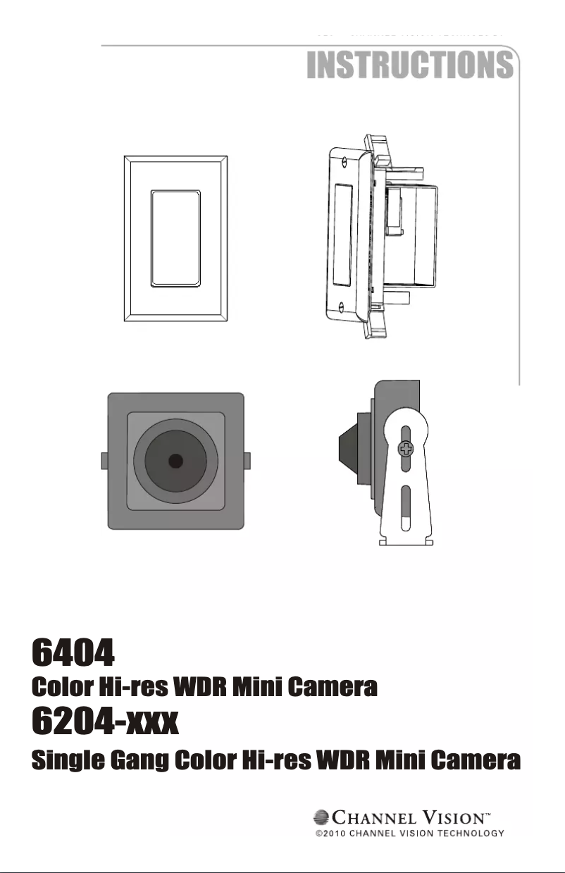 Página 1 del manual Manual de usuario Channel Vision 6204-232