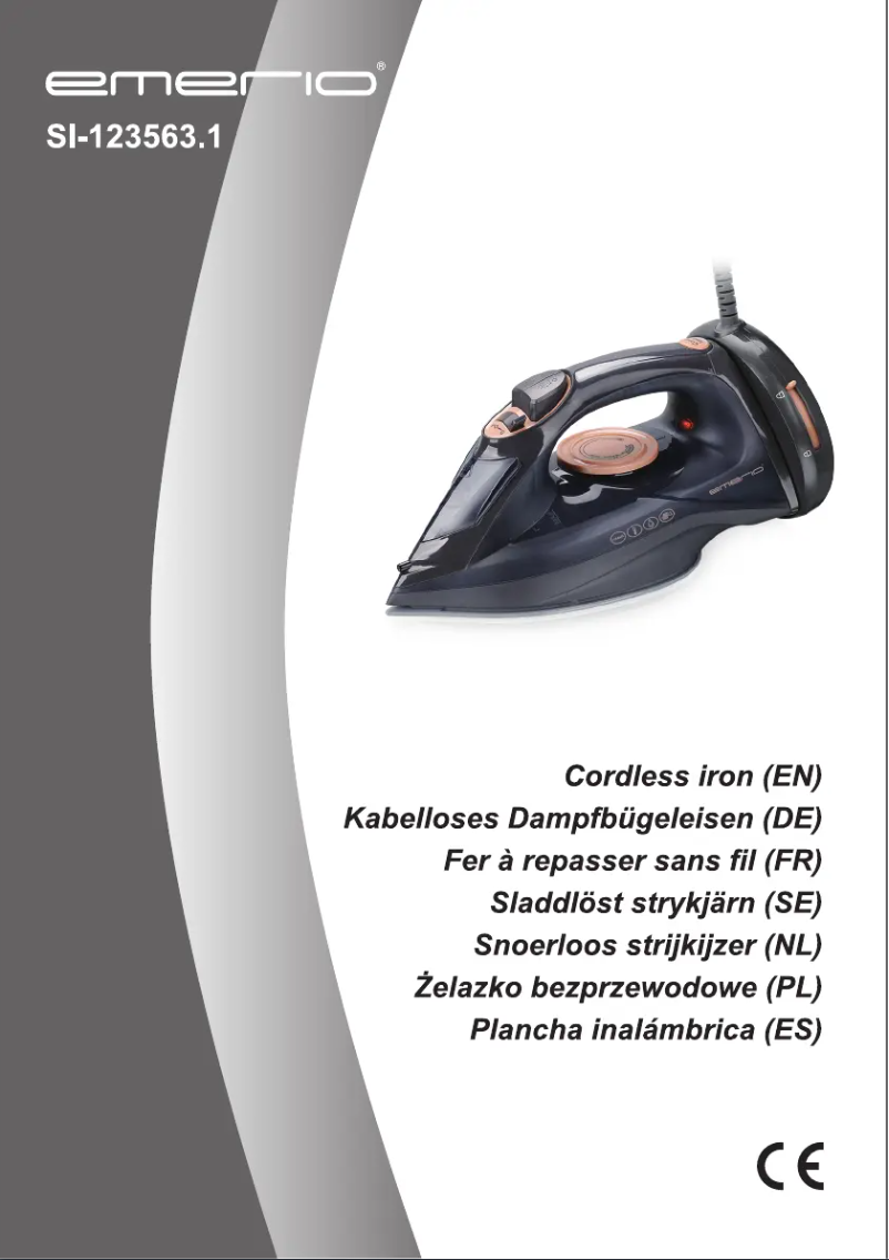 Image de la première page du manuel de l'appareil SI-123563.1