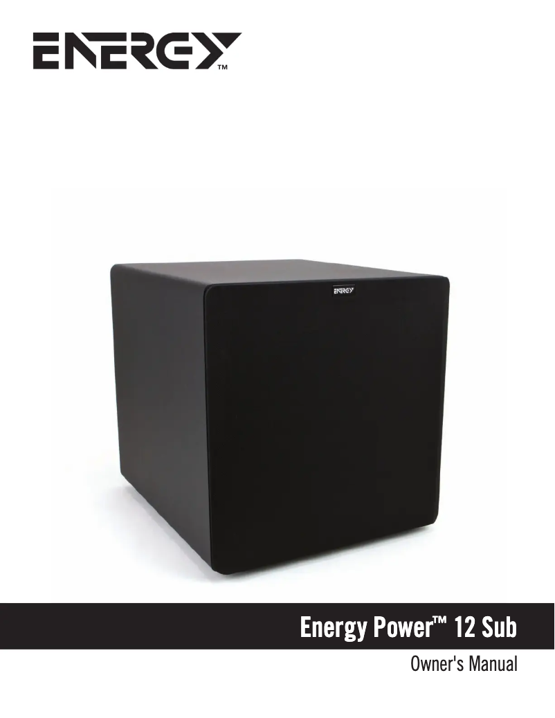 Page 1 de la notice Manuel utilisateur Energy Power 12
