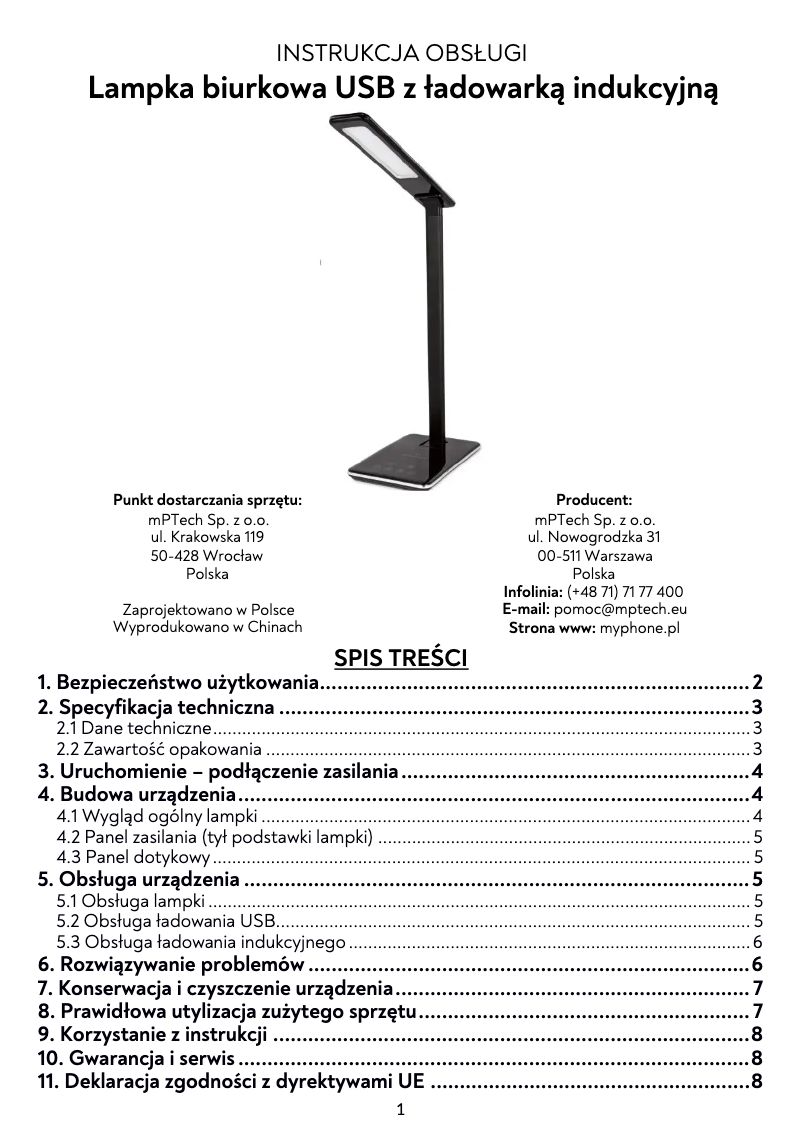 Page 1 de la notice Manuel utilisateur Huslog OW-390202