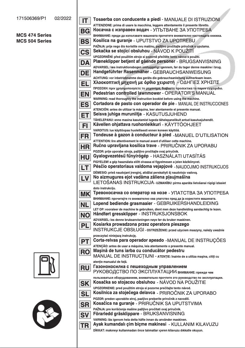 Page n°1 - Manuel utilisateur Stiga Multiclip 550