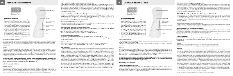 Página 1 del manual Manual de usuario Inno Essentials SonicClean