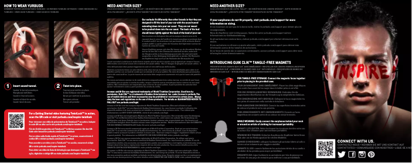 Página 1 del manual Manual de usuario Yurbuds Inspire 200