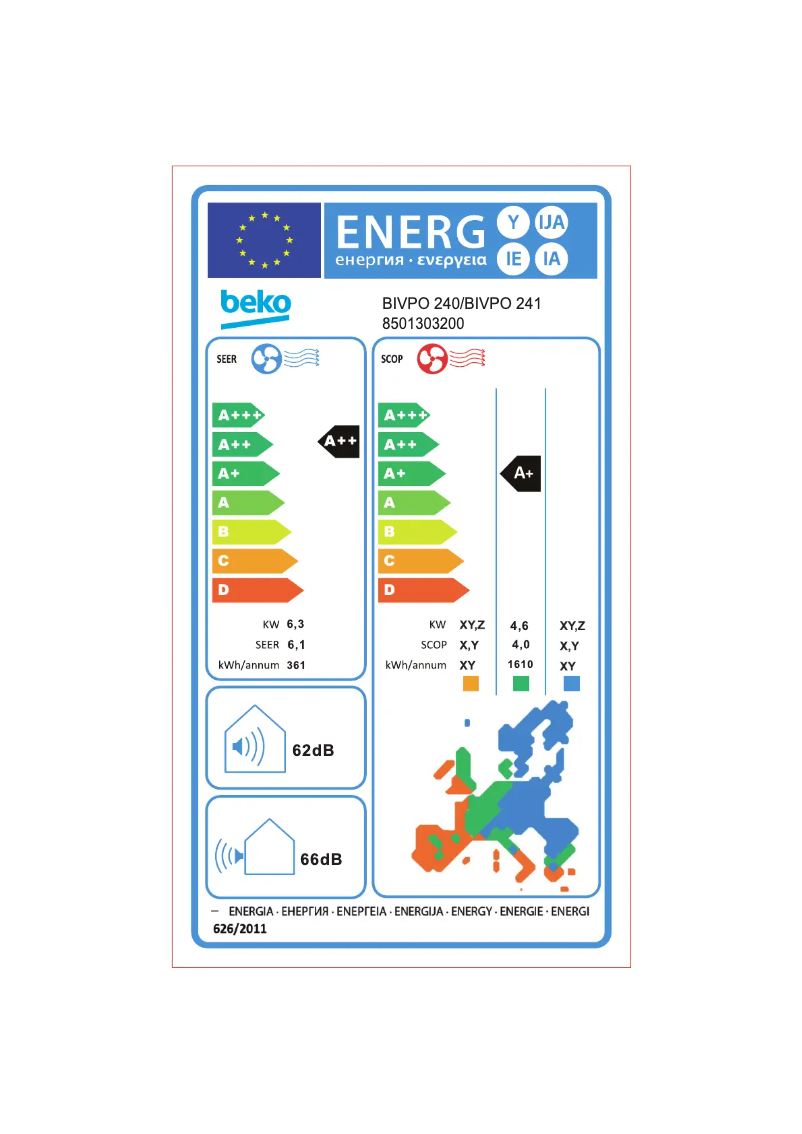 Image de la première page du manuel de l'appareil BIVPO 240/ BIVPO 241