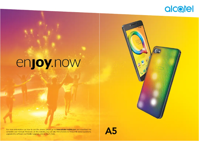 Page 1 de la notice Manuel utilisateur Alcatel A5 5085Q