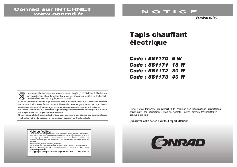 Page 1 de la notice Manuel utilisateur AccuLux ThermoLux 463265