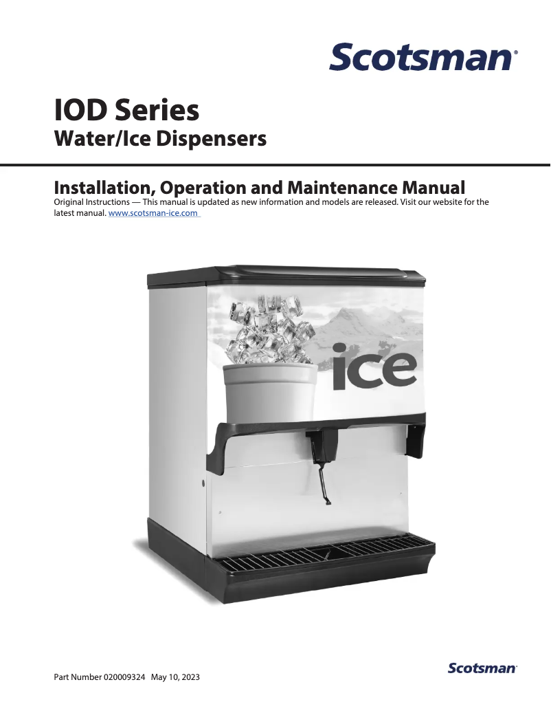 Page n°1 - Manuel utilisateur Scotsman IOD250