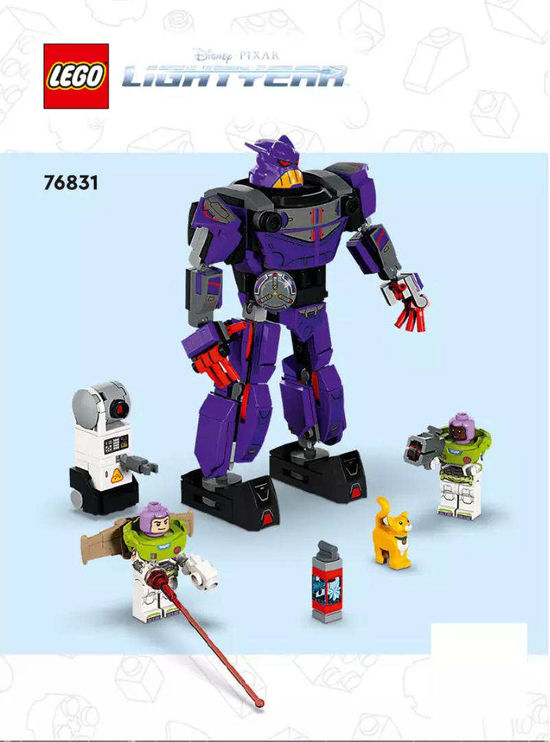 Page n°1 - Manuel utilisateur Lego Disney 76831