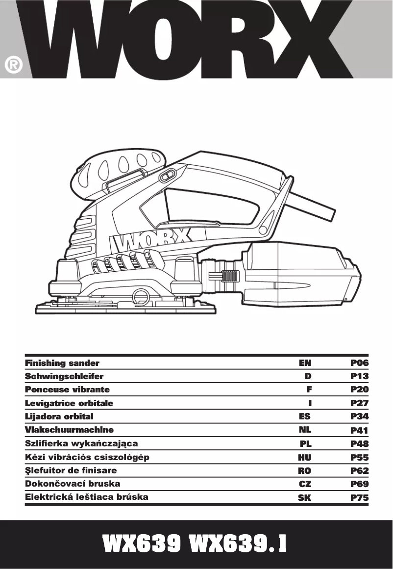 Imagen de la primera página del manual del dispositivo WX639