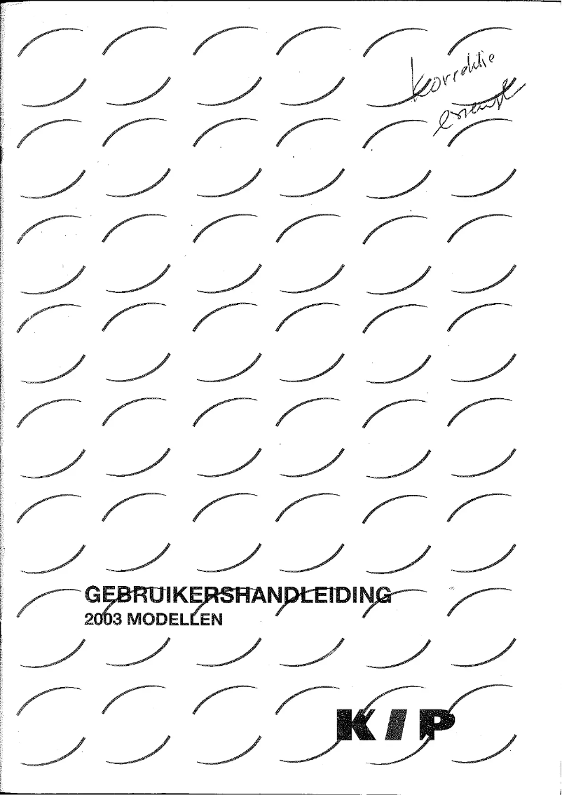 Página 1 del manual Manual de usuario Kip 2003