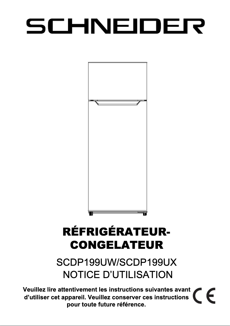 Image de la première page du manuel de l'appareil SCDP199U