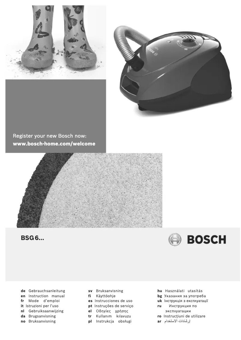Page 1 of the manual User Manual Bosch ProPower 2.0 BSG6A212