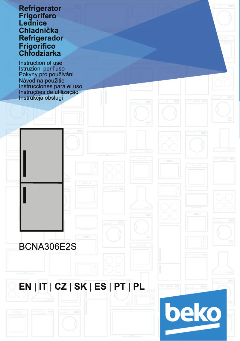 Page 1 de la notice Manuel utilisateur Beko BCNA 306 E2S