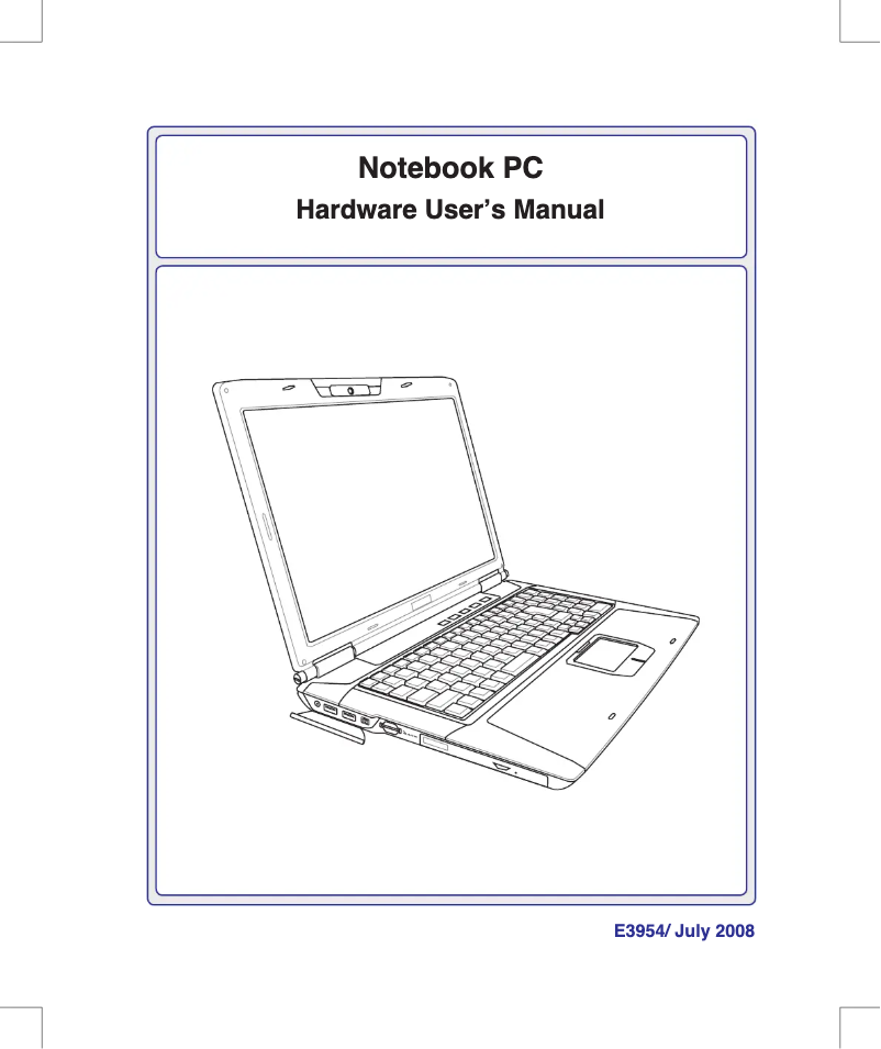 Page n°1 - Manuel utilisateur Asus ROG G71G