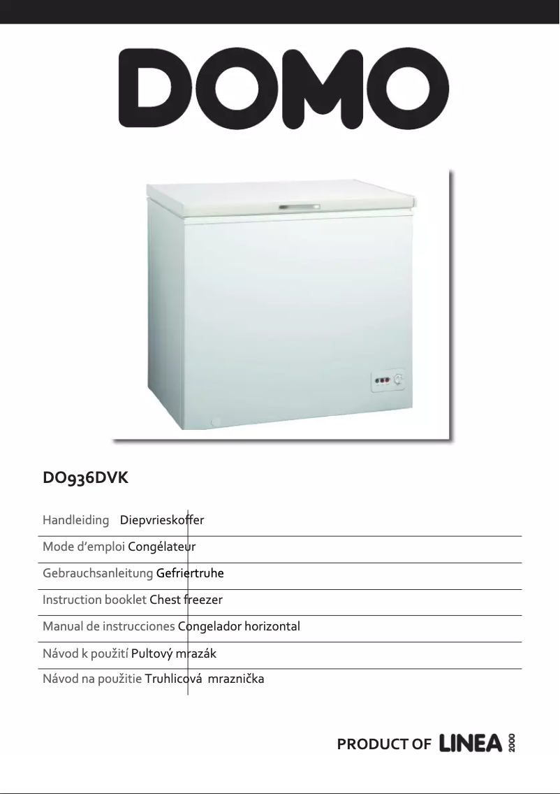 Image de la première page du manuel de l'appareil DO936DVK