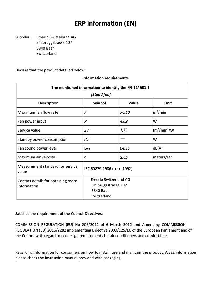 Image de la première page du manuel de l'appareil FN-114501.1