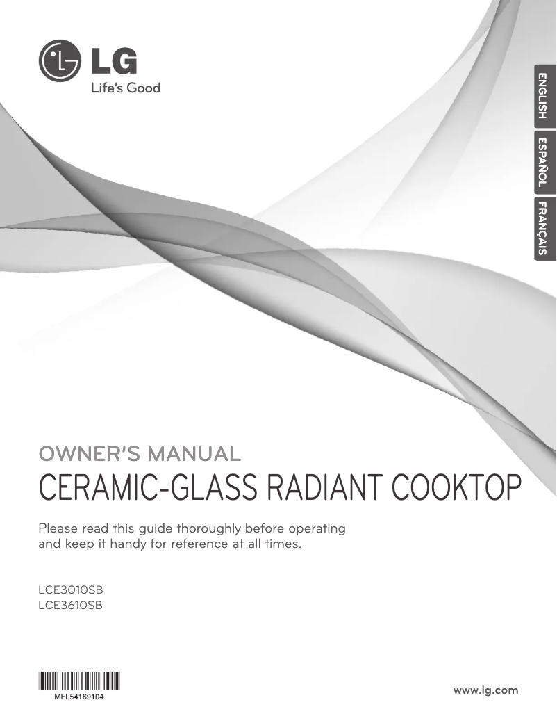 Página 1 del manual Guía de instalación LG LCE3610SB