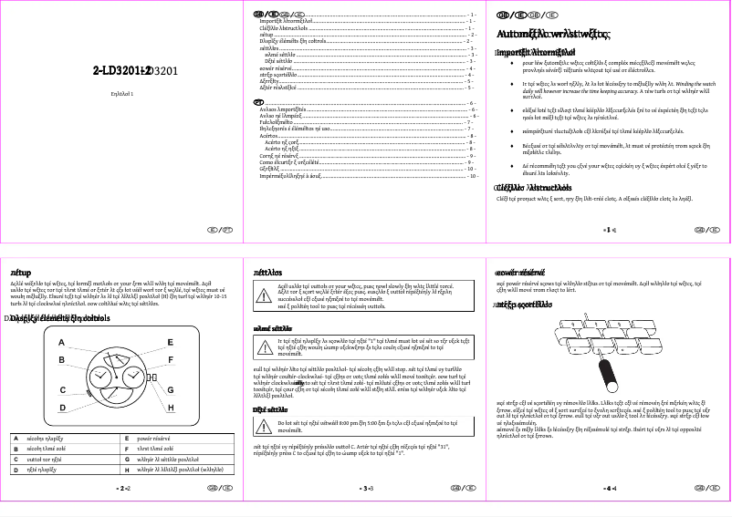 Page 1 de la notice Manuel utilisateur Auriol 2-LD3201-2