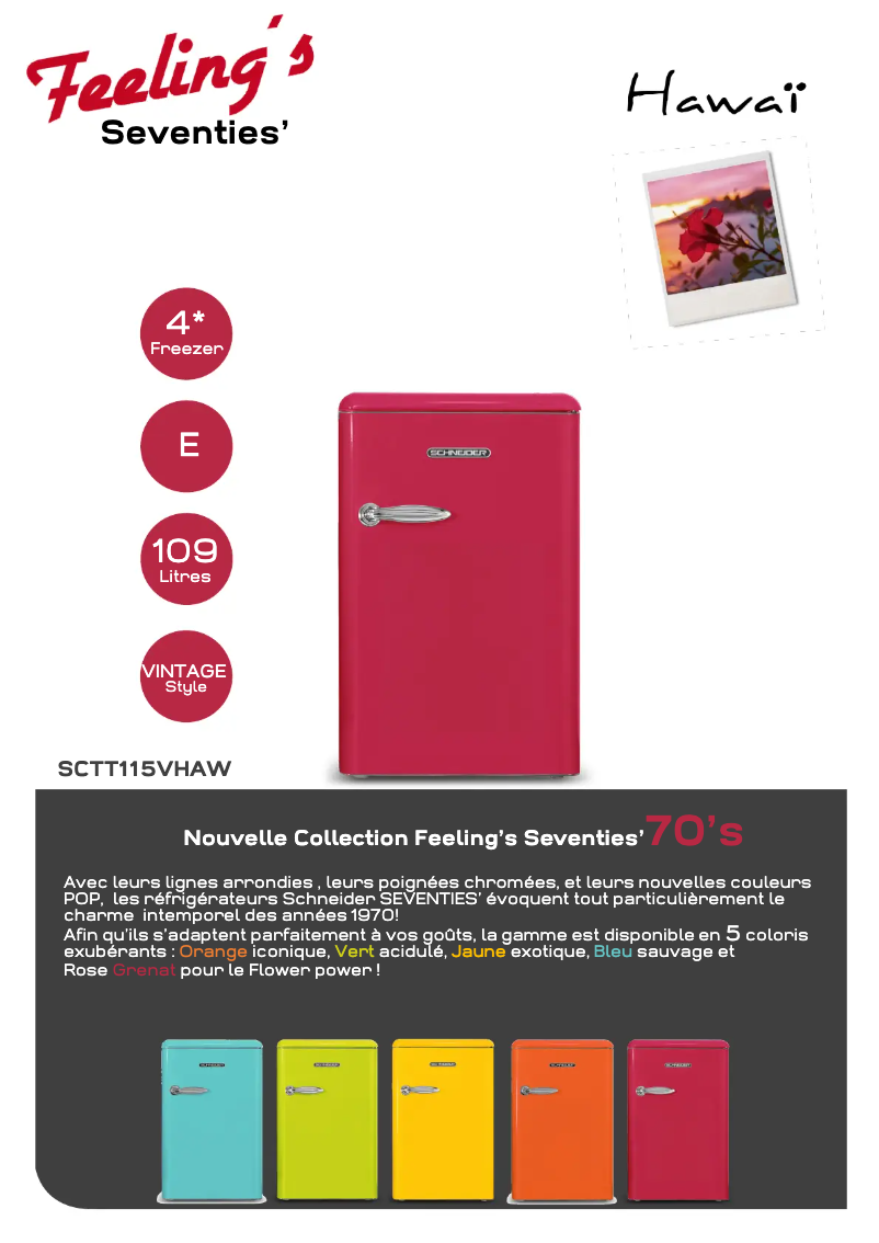 Image de la première page du manuel de l'appareil SCTT115VHAW