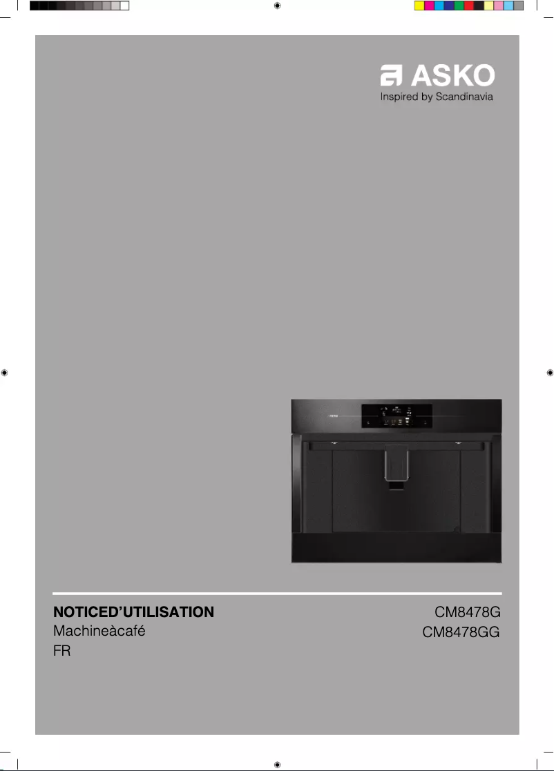Page n°1 - Manuel utilisateur Asko CM8478GG