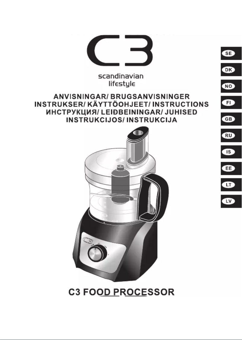 Page 1 de la notice Manuel utilisateur C3 30-10110