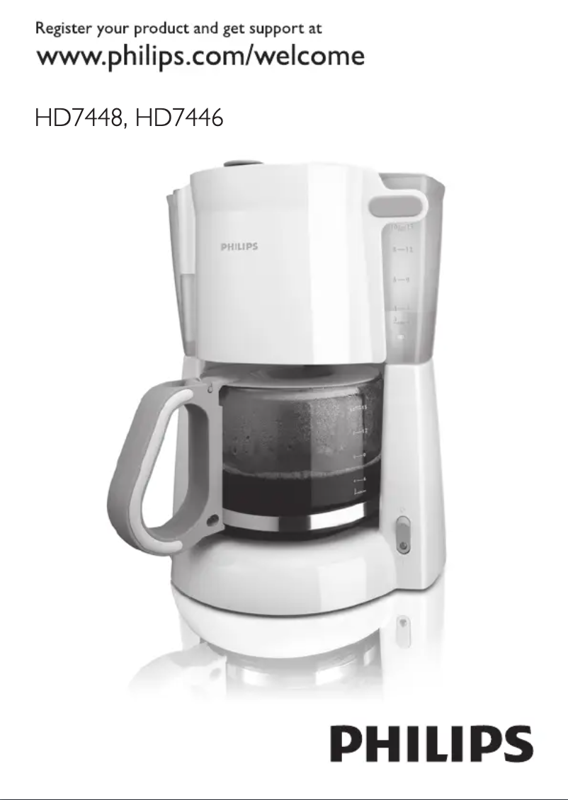 Image de la première page du manuel de l'appareil Daily Collection HD7446