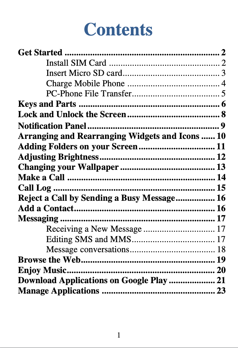Image de la première page du manuel de l'appareil 10
